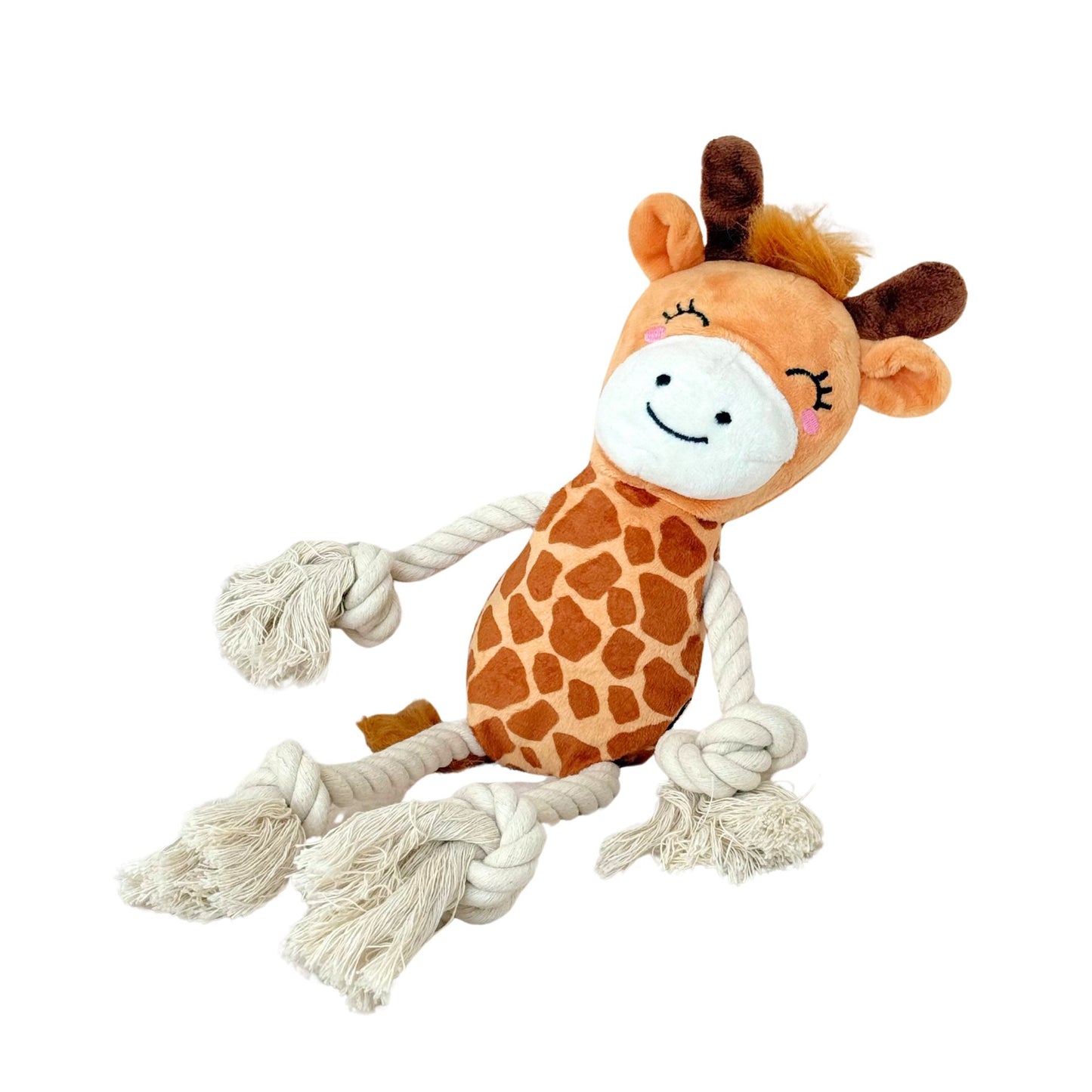 ๐ฆ Giraffe Rope Dog Toy