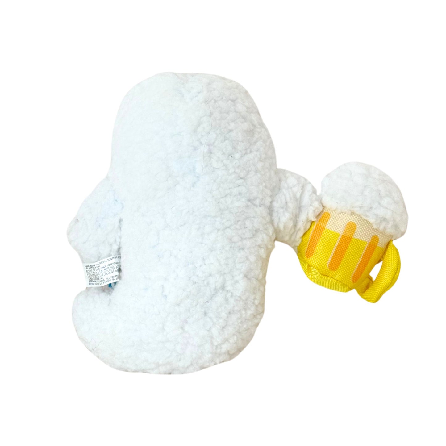 👻 Bark Sheet Faced Ghost Plush Dog Toy