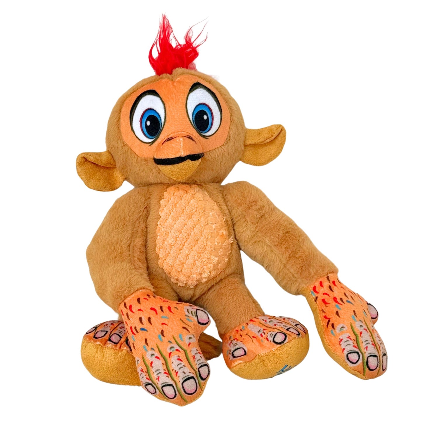 π Happy Tails Squeaking Rope Monkey Dog Toy