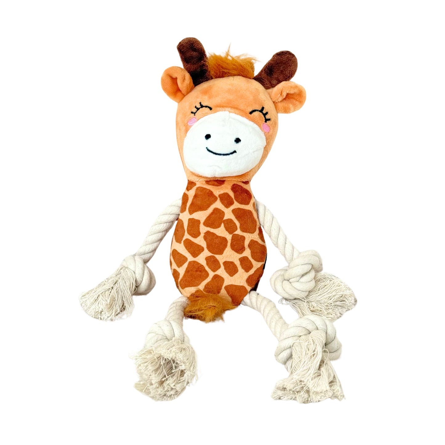 ๐ฆ Giraffe Rope Dog Toy