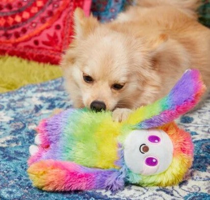 š¦„Bark Peace & Fluff Hairy Garcia Sloth Plush Dog Toy