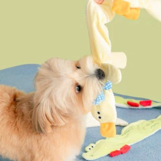 🐊 Long Longs Furry Friends Tug Toy🪿
