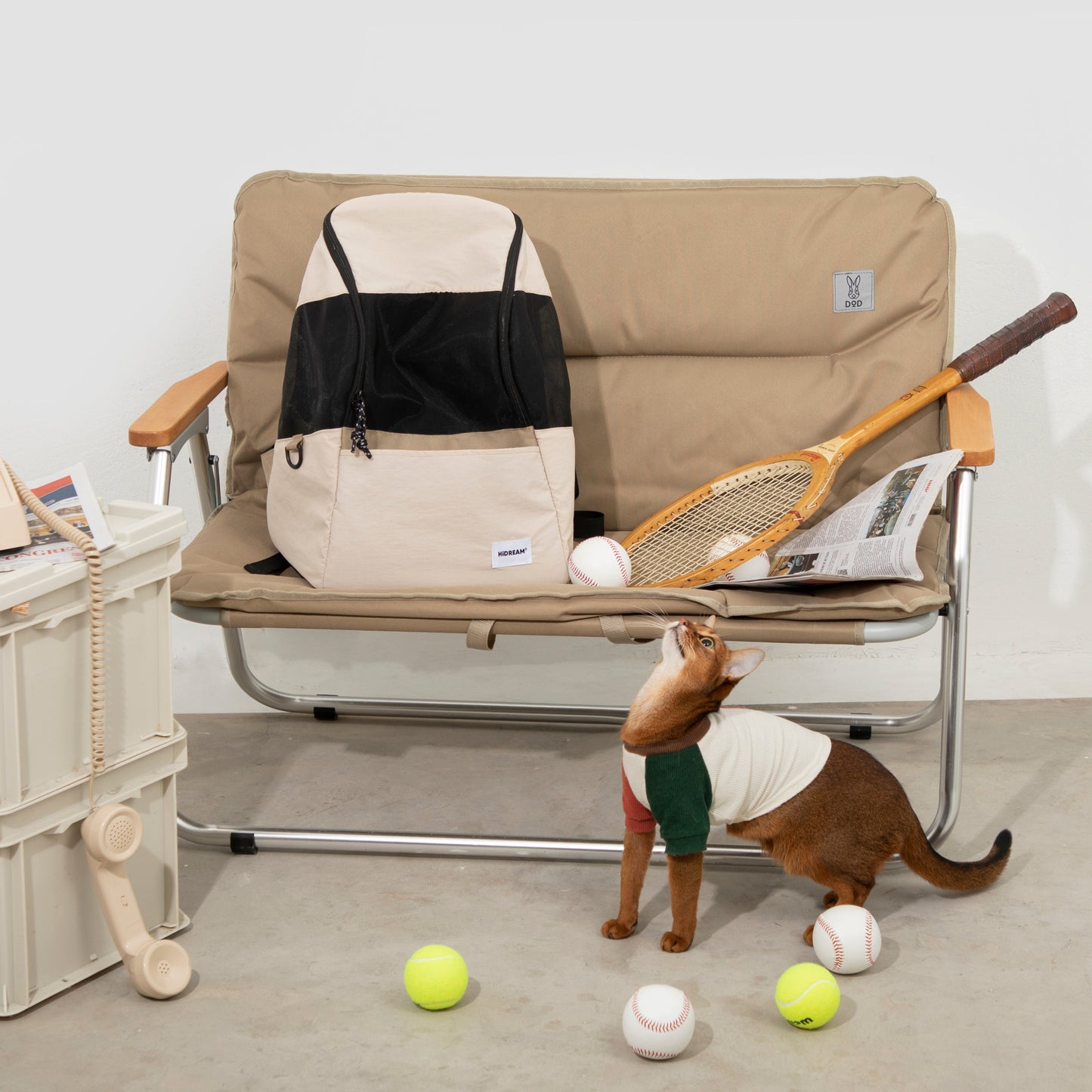Lightweight Pet Backpack Carrier [Milk Brown - Pre-Order]