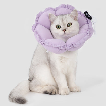Flower Shaped Elizabeth Collar for Dog & Cat [Wisteria Purple]