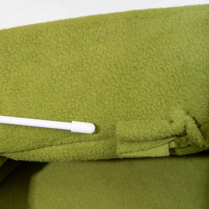 Polar Fleece Semi-Enclosed Pet Bed [Charcoal Bagel & Matcha Scone]