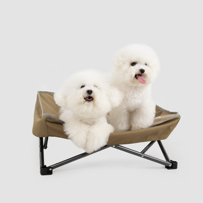 🐾 Portable Multi-Functional Camping Pet Bed [Mossy Brown]