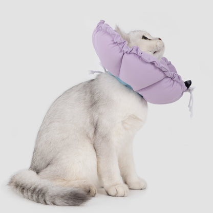 Flower Shaped Elizabeth Collar for Dog & Cat [Wisteria Purple]