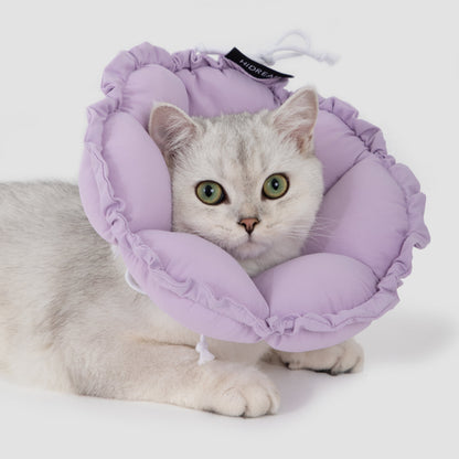 Flower Shaped Elizabeth Collar for Dog & Cat [Wisteria Purple]