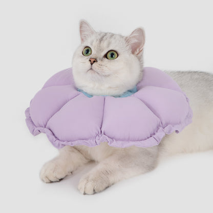 Flower Shaped Elizabeth Collar for Dog & Cat [Wisteria Purple]