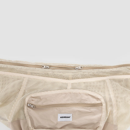 Fully Breathable Mesh Pet Crossbody Bag [Milk Brown - Pre-Order]