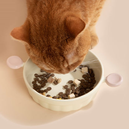 Little Ears Ceramic Pet Bowl [Berry Pink]