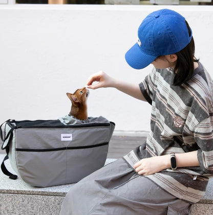 Mountain-Style Pet Tote Crossbody Bag [Volcano Gray - Pre-Order]