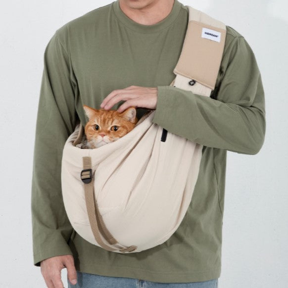 Pet Travel Tote Crossbody Bag [Milk Brown - Pre-Order]