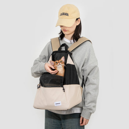 Lightweight Pet Backpack Carrier [Milk Brown - Pre-Order]