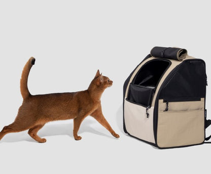 First Class Pet Backpack Carrier [Chestnut Brown - Pre-Order]