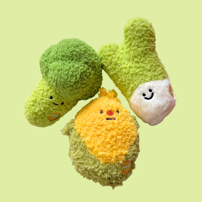 🥦 Lovely Vegetable Plush Toy [Broccoli]