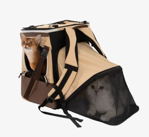 Nomad Pet Tent Backpack [Eggshell Brown - Pre-Order]