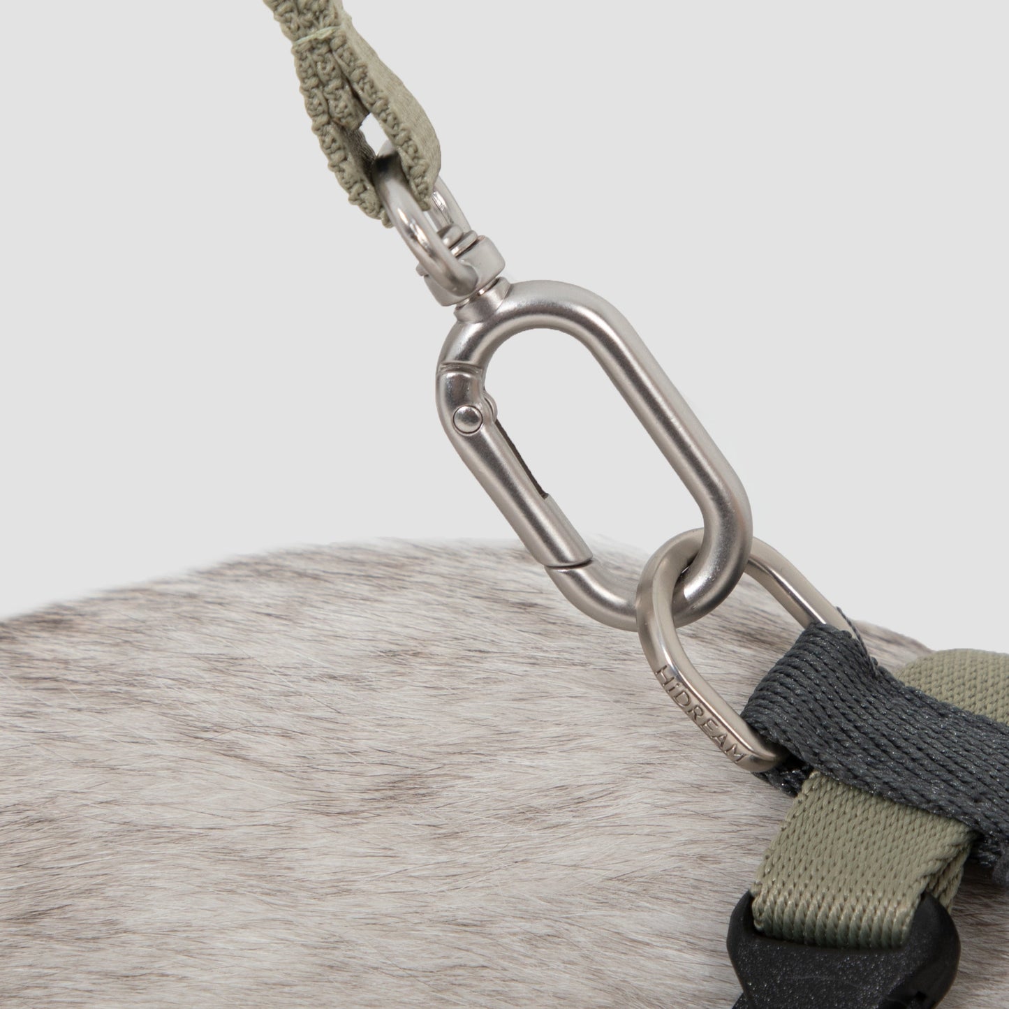 Valley Series Cat H-Shape Harness and Leash Set [Green with Gray]