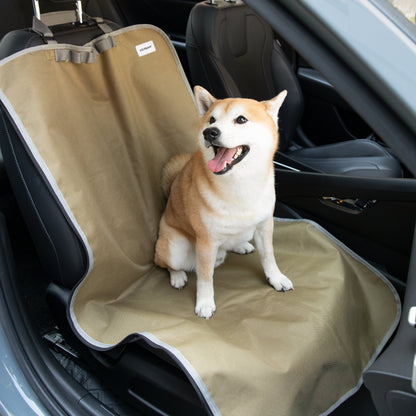 🚗 Multi-Functional Pet Car Seat Cover [Mossy Brown]