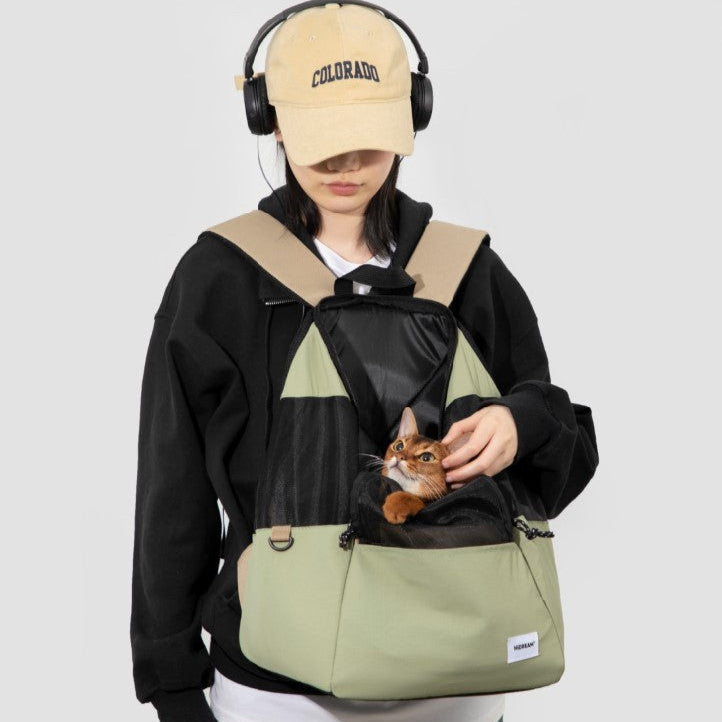 Lightweight Pet Backpack Carrier [Olive Green - Pre-Order]