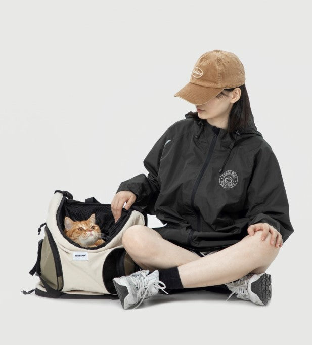 Pet Front-Carry Tote Backpack [Milk Brown - Pre-Order]