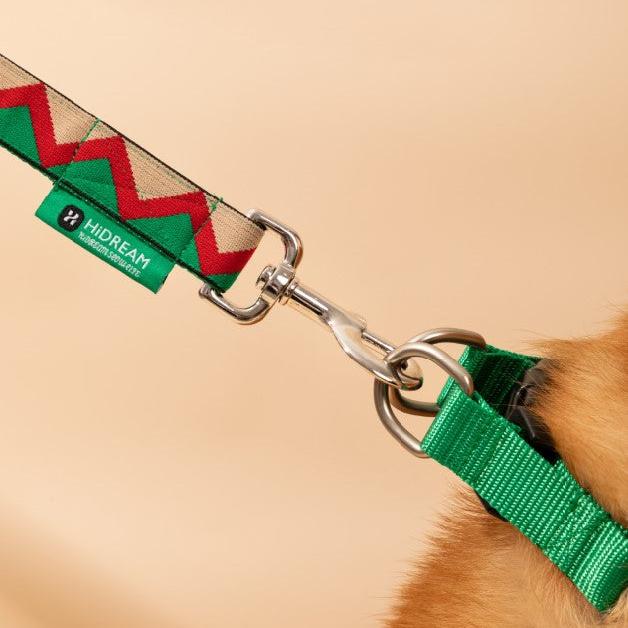 Rainbow Series Adjustable Dog Collar [Green]