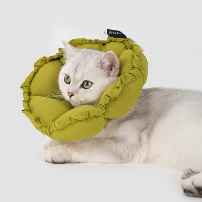 Flower Shaped Elizabeth Collar for Dog & Cat [Roof Pine Green]
