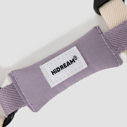 Valley Series Cat H-Shape Harness and Leash Set [Milk Brown with Purple]