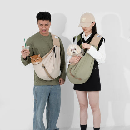 Pet Travel Tote Crossbody Bag [Olive Green - Pre-Order]