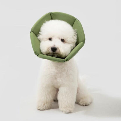 Soft Tapered Elizabethan Rings Dog & Cat Recovery Collar [Matcha Green]