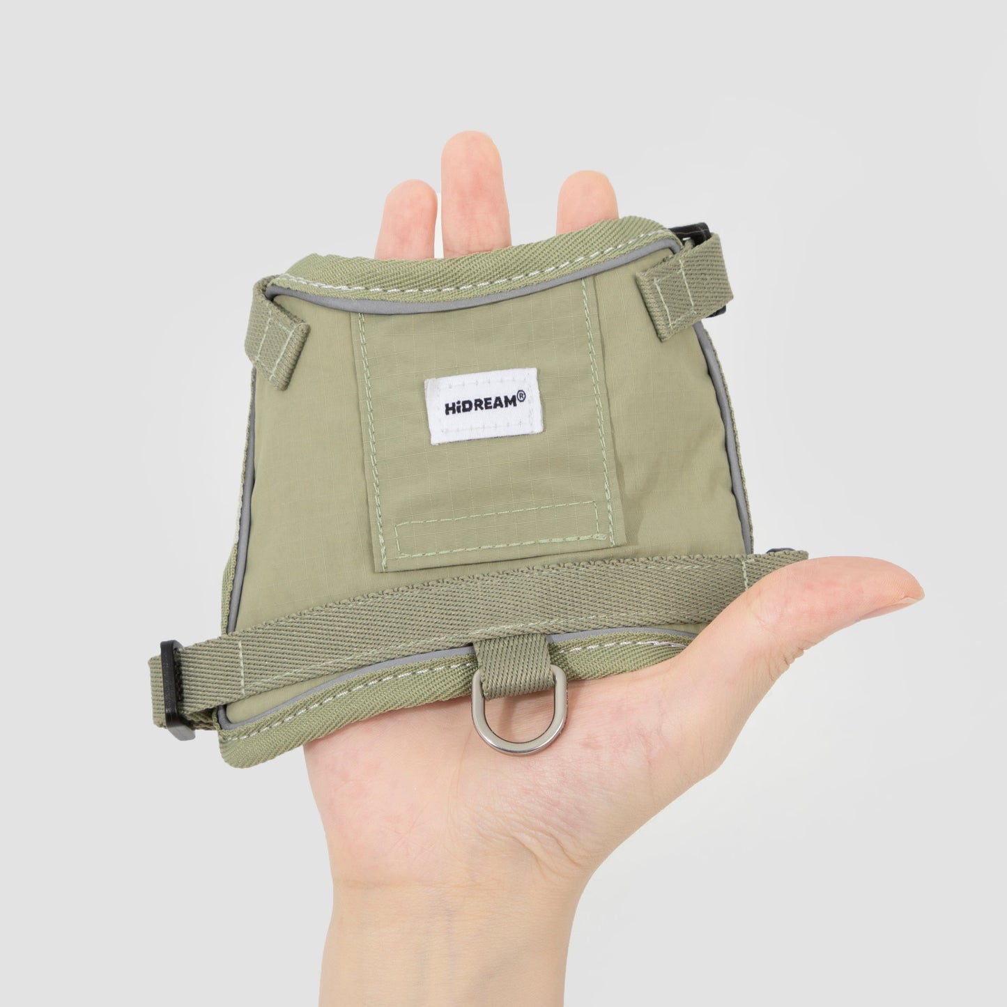 Valley Series Vest-Style Cat Harness and Leash Set [Olive Green]