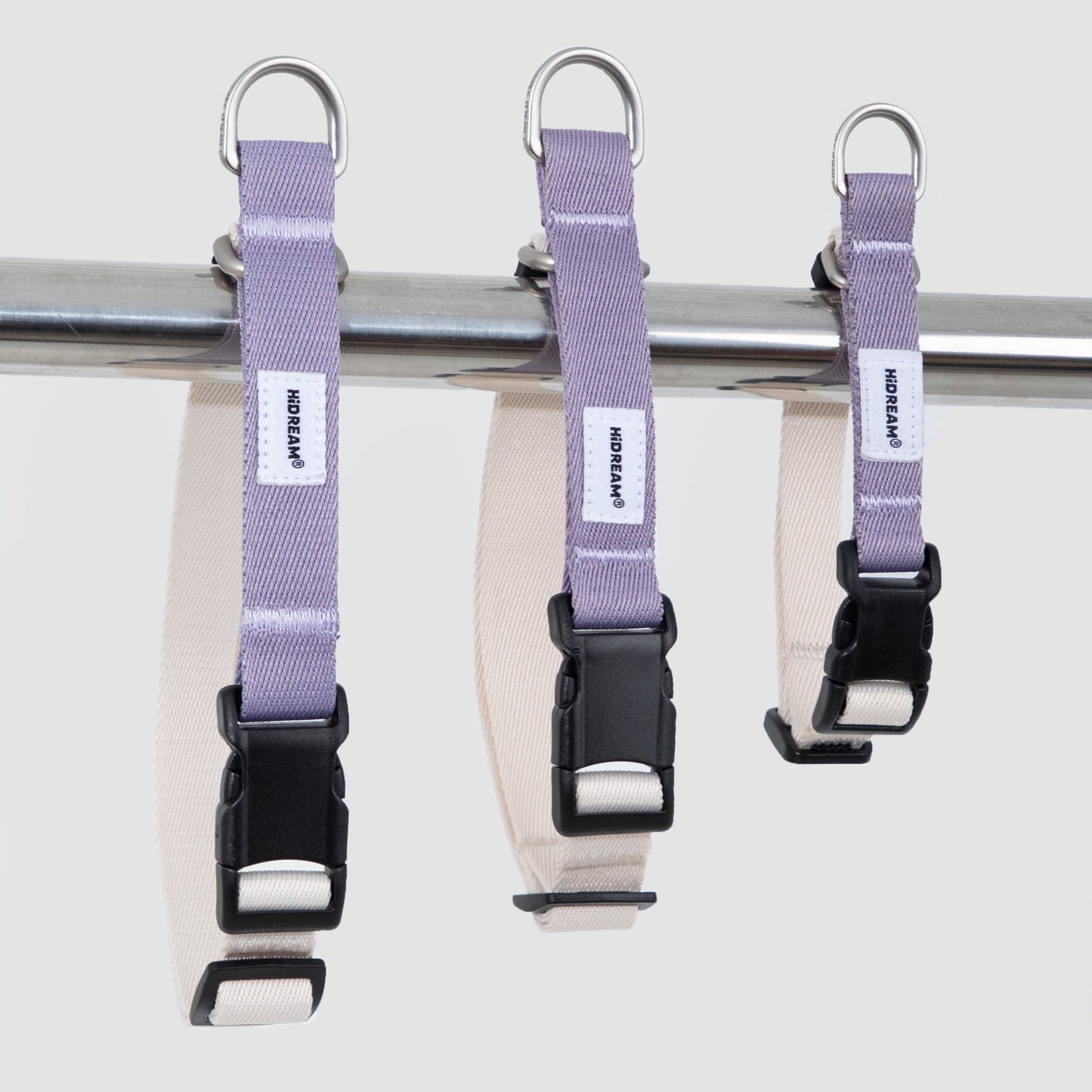 Valley Series Dog Half P-chain Training Collar [Milk Purple]