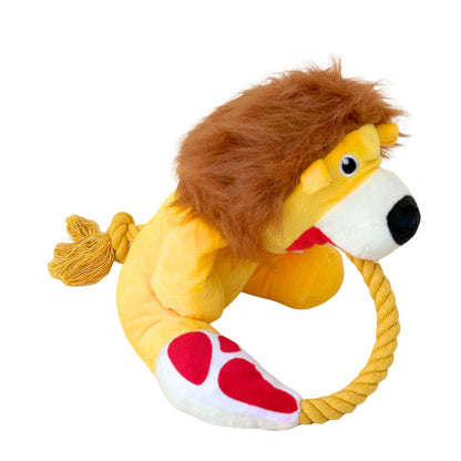 🦁 Lion Rope Dog Toy