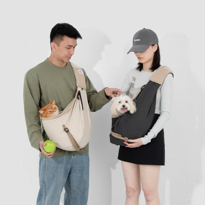 Pet Travel Tote Crossbody Bag [Milk Brown - Pre-Order]