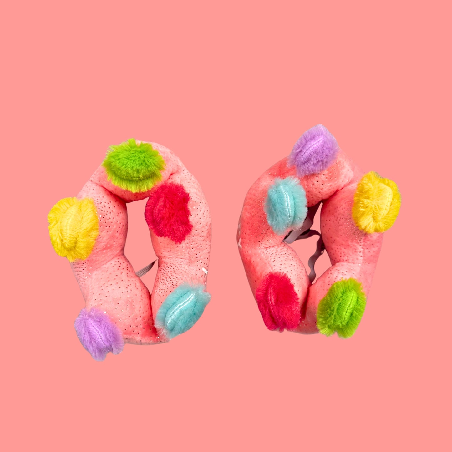 👑Crown Fits Barkday Hat Plush Dog Toy [Pink]