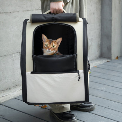 First Class Pet Backpack Carrier [Chestnut Brown - Pre-Order]