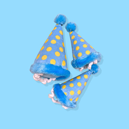 🎂 Barkday Party Hat Plush Dog Toy