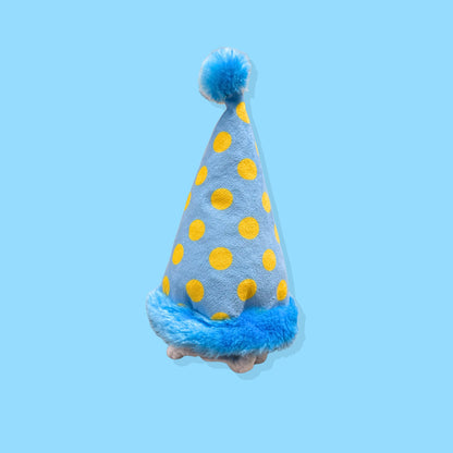 🎂 Barkday Party Hat Plush Dog Toy