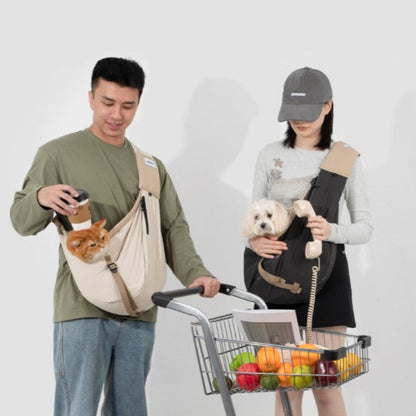 Pet Travel Tote Crossbody Bag [Milk Brown - Pre-Order]