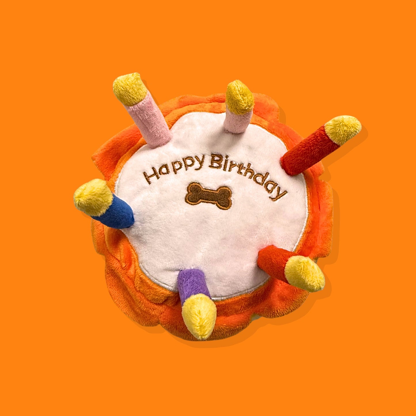 🎂Barkday Cake Squeaky Plush Dog Toy