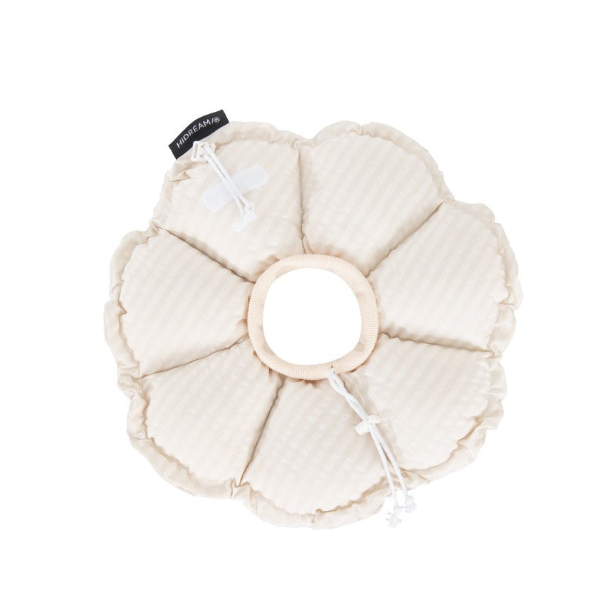Flower Shaped Elizabeth Collar for Dog & Cat [Egg White - New]