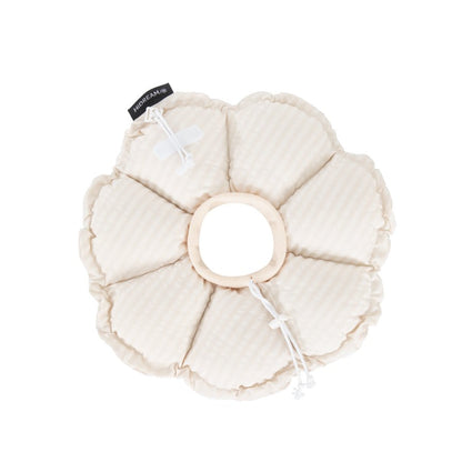 Flower Shaped Elizabeth Collar for Dog & Cat [Egg White - New]