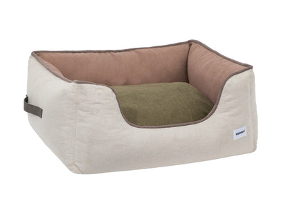 All-Season Premium Pet Bed Lounge Nest Mat [Brown Olive Green]