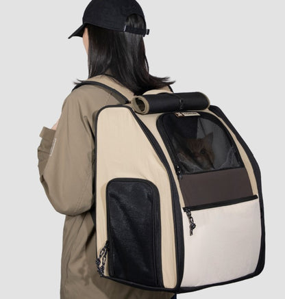 First Class Pet Backpack Carrier [Chestnut Brown - Pre-Order]