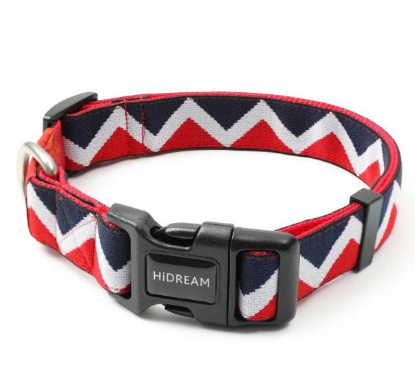 Rainbow Series Adjustable Dog Collar [Red]