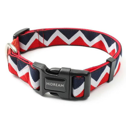 Rainbow Series Adjustable Dog Collar [Red]