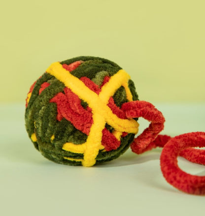 Fluffy Yarn Ball Cat Toys Pack [9 colors per pack]