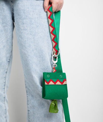 Rainbow Series Adjustable Dog Leash [Green]