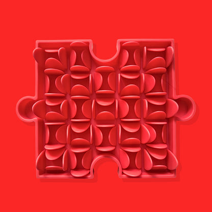 Pawzzle Enrichment Foraging Mat [Red]