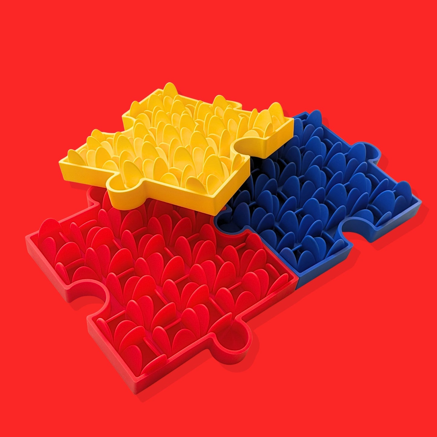 Pawzzle Enrichment Foraging Mat [Red]